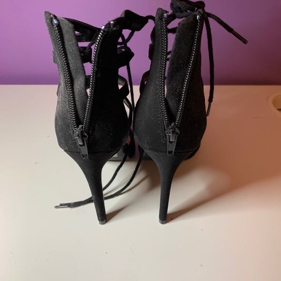 Lace Up Heels - Picture 3 of 3